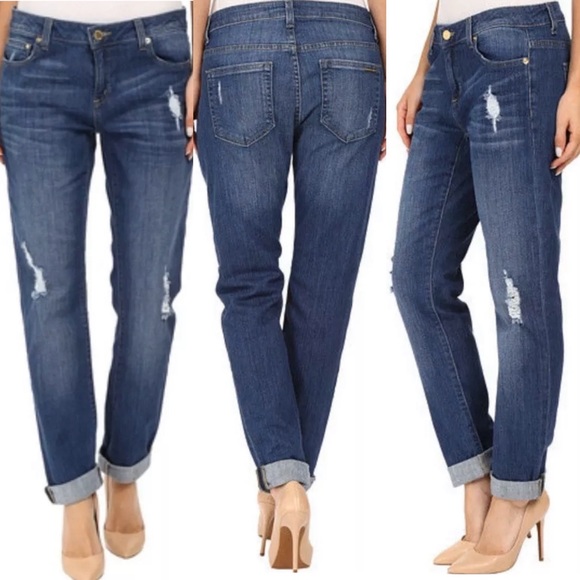Michael Kors Dillon Relaxed Distressed Size 4